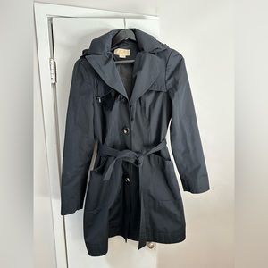 Micheal Kors Tench-coat - with removable hood and interior lining!